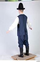 Photos Medieval Monk in Blue suit 1 19th century Historical clothing Monk a poses whole body 0004.jpg